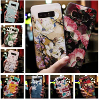 For Samsung S10 Plus Case Flower Relief Soft Silicone Cover For Samsung Galaxy S10E S 10 5G S10Plus S10+ S8 S9 Phone Cases Funda