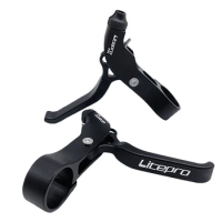 Litepro Bicycle UltraLight Brake Levers for Brompton Birdy Folding Bike Caliper Aluminum Alloy Brake Lever,Black