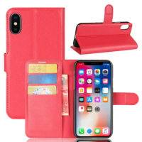 for Apple iPhone X Case Luxury Flip Leather Case for Apple iPhone 10 ten 5.8" Wallet phone Cover case shell with Stand