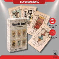 [Tặng đá khi mua 2] Bộ Bài Tarot Meaning Tarot Keyword Reversed 78 cards Zodiac Antiqued Tarot Deck 
