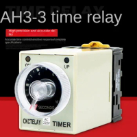 Time Relay AH3-3 Ac220v Dc24v Dc12v Power-on Delay Relay