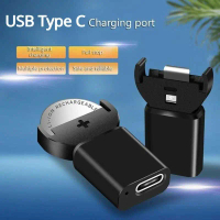 Charger Cas Baterai Kancing Li-ion LIR2032 LIR1632 USB Type C