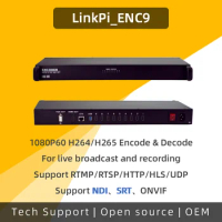 [ENC9] HDMI Encoder Decoder 4K 1080P NDI SRT RTMP RTSP Live stream IPCam
