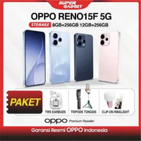 OPPO Reno 15 F 5G 8/256 12/256 GB Reno15F Smartphone Android Ai Camera 8/256 - HP Only Twilight