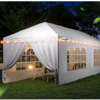Party tent With side walls 2x2M /4x4 m 4x6m 4x9 m Canopy Tent Wedding Party Tent Outdoor Gazebo