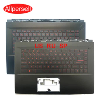 Upper cover keyboard for MSI GF63 8RC 8RD MS-16R1 16R3 16R4 laptop palm rest case shell US RU SP with backlight keyboard