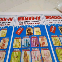 stiker es mambo untuk box