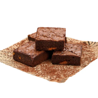 【KKLife】燻布朗尼蛋糕1盒(100±20g片/盒;甜點;培根;氣炸;烤箱)