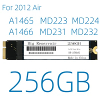 256GB SSD For Air 2012 Early Mid Late A1465 EMC2558 MD223 MD224 A1466 EMC2559 MD231 MD232 256G Solid State Disk