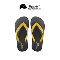 Fipper - Wide Sandal Jepit Anti Slip Pria Wanita Original Ringan Nyaman Grey Dark / Black / Mustard 