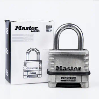 Master Lock Combination Lock All Stainless Steel Anti-Pry Waterproof Padlock Home Outdoor Combination Lock