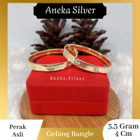 Gelang Anak Bangkok CeTeR, Bahan Perak s925, Sepuh Emas Kuning