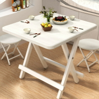 可折疊餐桌簡易便攜式桌子小戶型出租房屋吃飯方桌正方形簡約家用