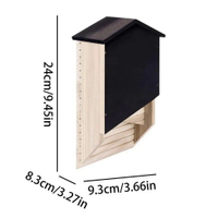 Outdoor bat houses wood bats houses for shelter habitat wooden bat shelter reusable bat House wood