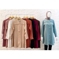 Long Tunik Styves Kerah Sanghai