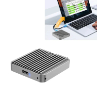อลูมิเนียม 2230 NVMe Hard Drive Enclosure ประเภท C การจัดการความร้อนอลูมิเนียมสำหรับ 2230 Hard Drive