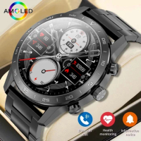 2023 New Smart Watches Men GPS 454*454 AMOLED 1.45 Inch Heart Rate NFC Sport SmartWatch Bluetooth Call Waterproof ECG Smartwatch