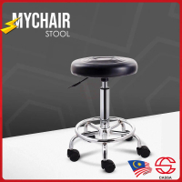 Cassa Relief Hydraulic Well Medical Spa Ergonomic Works Drafting Stool Chair with wheels Black