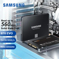 Original SAMSUNG SSD 870 Evo 1TB 2.5'' SATA 500GB 250GB Internal Solid State Drive High Speed Storage Disk For Laptop or Desktop