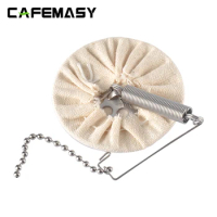 CAFEMASY Syphon Coffee Maker Cloth Filter General Use Vacuum Coffee Siphon Machine Accessories Stainless Filter and Paper