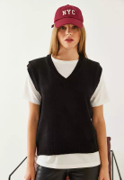 Bianco Lucci 女裝V領針織毛衣 20246252