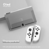 2021 NEW For Nintendo Switch OLED Protective Case Soft TPU Cover Console JoyCons Shell for Nintendo Switch Oled Accessories Skin