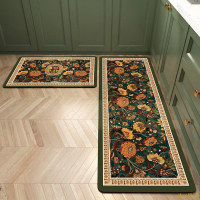 小V優購 廚房地墊 硅藻泥軟墊子 吸水吸油專用可擦腳墊防滑防油耐髒地毯