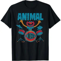Disney The Muppets Animal Dr Teeth & Electric Mayhem Vintage T-Shirt  (M-4XL) kaos oblong katun peng