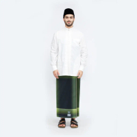 Sarung BHS Cosmo Silver Motif K26 PPQ Hitam Hijau