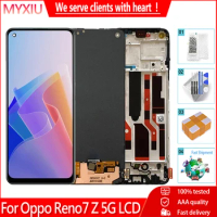 6.43'' Original Amoled For Oppo Reno7 Z 5G CPH2343 LCD Display Touch Screen Digitizer Assembly Replacement For Oppo Reno7Z LCD