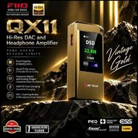 Fiio QX11 / QX-11 / QX 11 Portable Hi-Res DAC and Headphone Amplifier Original VINTAGE GOLD