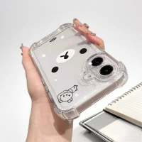 ปลอกถุงลมนิรภัย Rilakkuma ดีไซน์น่ารัก เข้ากันได้กับ Poco C85, C75, C71, C67, C65, C61, C55, C51, C5