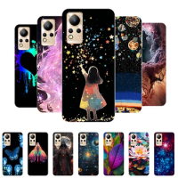 Case For Infinix Note 12 Cover Note 12 G88 Case Silicone Soft Fashion Girl Flower Back Cover for Infinix Note12 X663 Phone Case