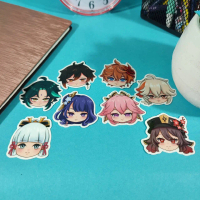 Sticker Game Terlengkap - Stiker Genshin Impact - Hu Tao - Raiden Shogun - Xiao - Zhongli - Yae Miko