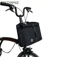 TWTOPSE Bike Roll Top Bag For Brompton Folding Bicycle Bag Water Resistant Rain Cover Adjustable Size Strap Cycling Bags 3SIXTY
