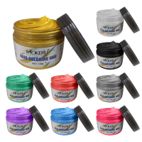 Mokeru Professional Hair Styling Color Wax 120 Gr Pomade Beeswax Pewarna Rambut Instan Dengan Piliha