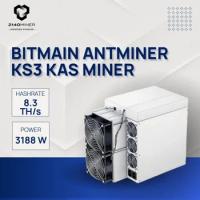 Bitmain ANTMINER KS3 8.3T 3188W 3T KHeavyHash Algorythm KAS Miner BTC BCH Miner Asic Miner with PSU PK IceRiver KS0 KS1 KS2