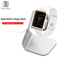 Metal Stand Holder Magnetic USB Wireless Charger Cable for Apple iWatch Series 5 4 3 2 Uliversal Watch Charging Desktop Station