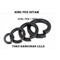 Ring Per m 18 Hitam Spring Washer Lock Baja M18 Ring Ver Pengunci Baut Cincin Pengencang Baut