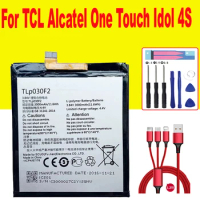 3000mAh TLP030F2 Battery for TCL Alcatel One Touch Idol 4S OT-6070K OT-6070O OT-6070Y For BlackBerry DTEK60+USB cable+toolkit