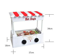 美式烤腸機家用迷你小型低價全自動鐵板燒熱狗機多功 【麥田印象】