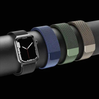 Milanese Loop Strap For Apple Watch Bands 44mm 40mm 45mm 49mm 41mm 42mm 38 Correa Bracelet iWatch Series 3 4 5 6 SE 7 8 9 Ultra2