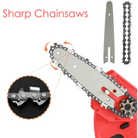 4 Inch/6 Inch Electric Chainsaw Chain Guides Mini Stailess Steel Chain Saws Garden Power Tools Parts Accessories Replacement