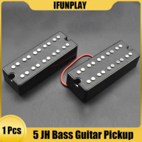 5 String Bass Guitar Pickup Humbucker Neck Bridge Electric Bass Guitar Pickup Guitar Accessories