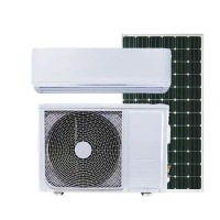 Max 30M2 Room T3 solar Inverter bulit inside 18000btu 1.5ton 2.0HP Split AC DC hybrid split solar air conditioner