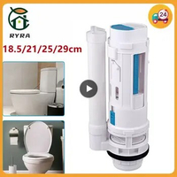 1/2PCS Split Toilet Drain Valve Two-button Toilet Water Outlet Valve Dual Flush Fill Water Tank Fittings Drain Flush Cistern