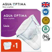 Liscia 白色2.5L濾水壺連Evolve+ 濾芯1件 (PJ0601) 淨水壺 NSF認證