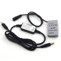 Vitesun USB Type C PD Power Bank Adapter Cable EH5A + EP-5F EN-EL24 ENEL24 Dummy Battery for Nikon 1 J5 1J5 Camera