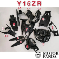 100% ORIGINAL YAMAHA Y15ZR Y15 YSUKU V1 V2 SET DALAM PENUH BUKAN BAHAGIAN WARNA HITAM HITAM COVERSET