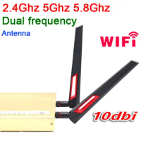 Dual frequency WIFI antenna 2.4G 5G 5.8G 10db 8Db FOR WiFi swept wireless network card router Bluetooth 2.4Ghz 5GHZ 5.8G